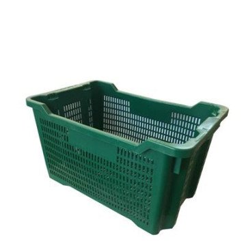Kašeta 40 L zelena perforirane stranice i puno dno