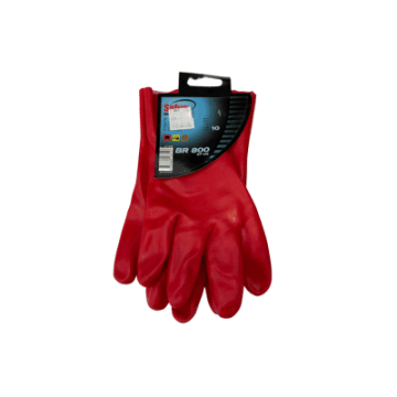 RUKAVICA PVC CRVENE 27 CM